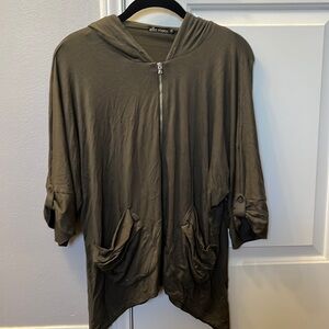 Lightweight zip up jacket/hoodie